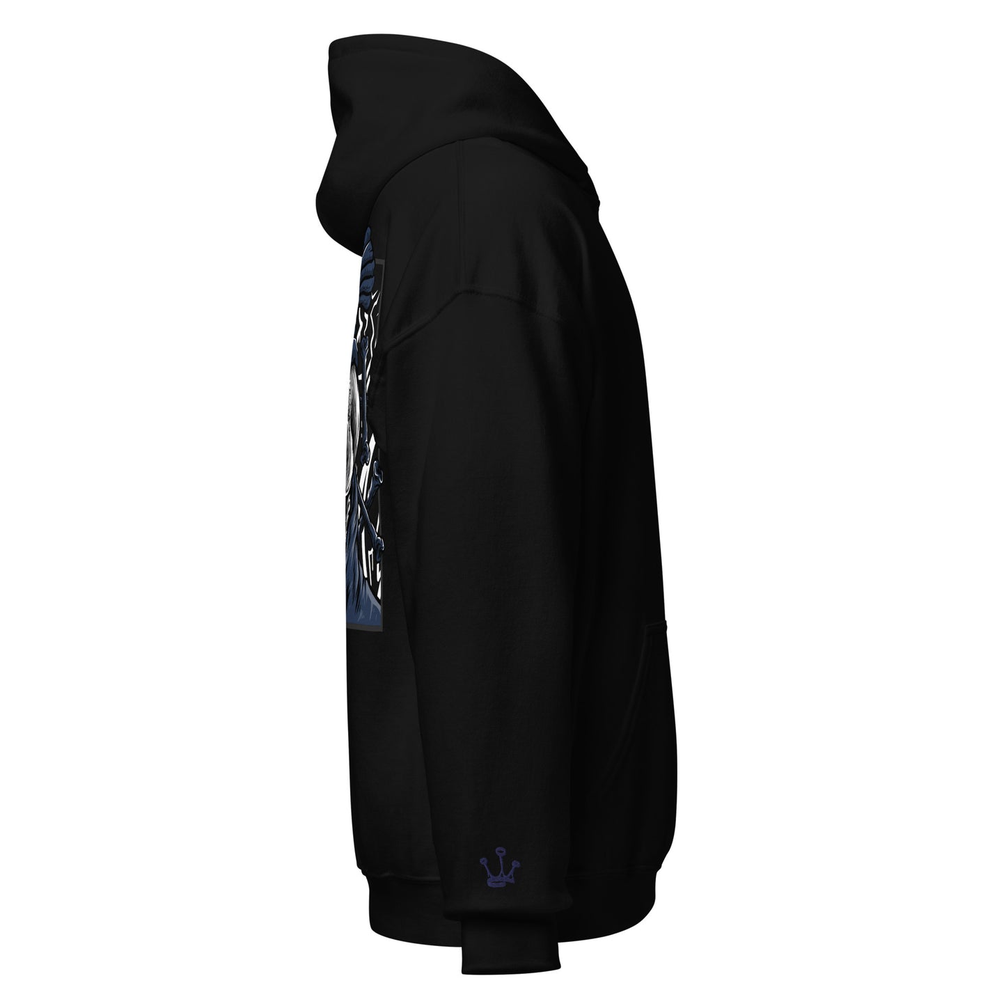 Hoodie Blue Skeleton