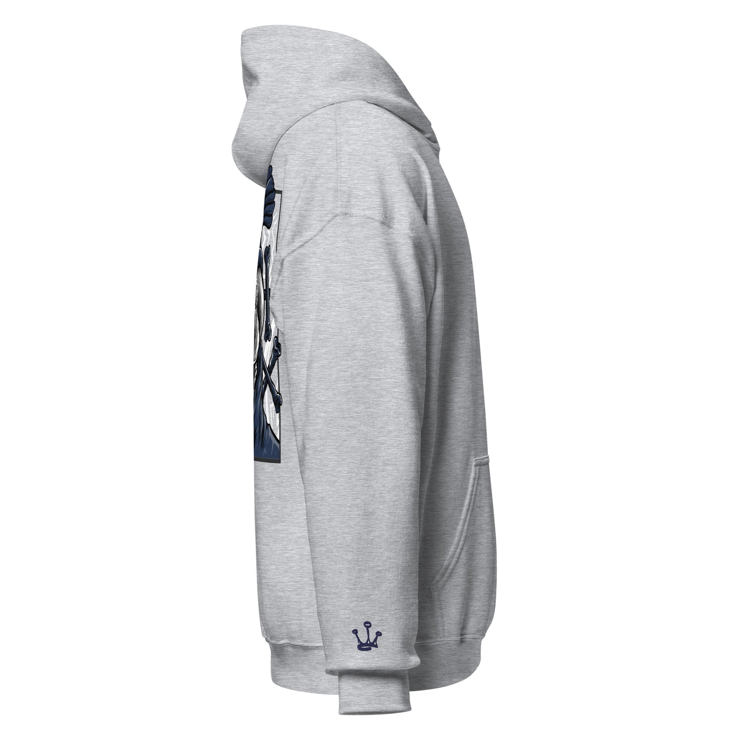 Hoodie Blue Skeleton