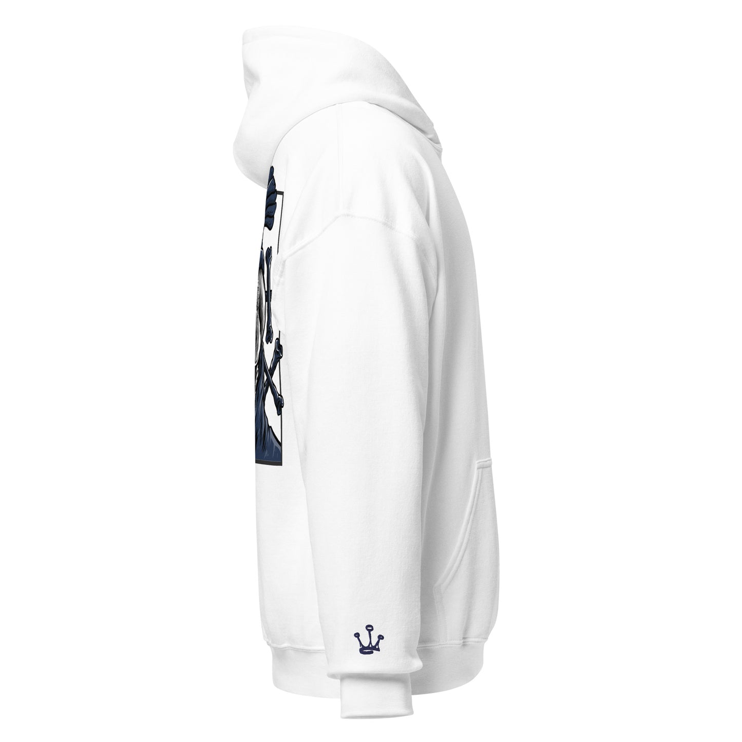 Hoodie Blue Skeleton